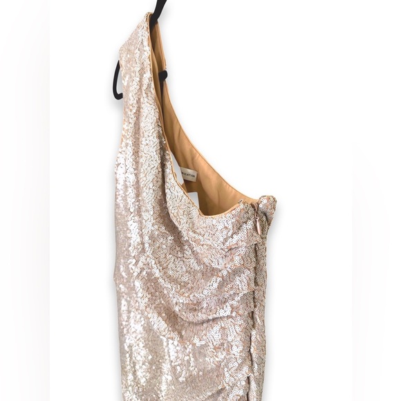 [ DRESS THE POPULATION ] Martine One Shoulder Sequin  Cocktail Dress : XXL : NWT - Picture 10 of 14